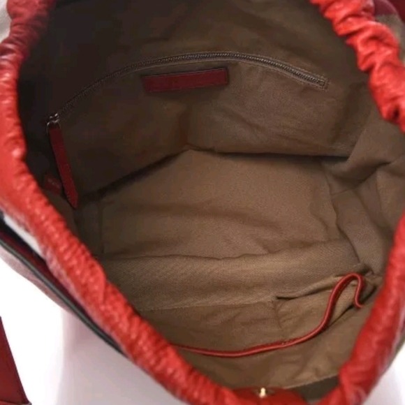 BURBERRY Leather bag Ashby womens check purse Hobo bag - Picture 6 of 7